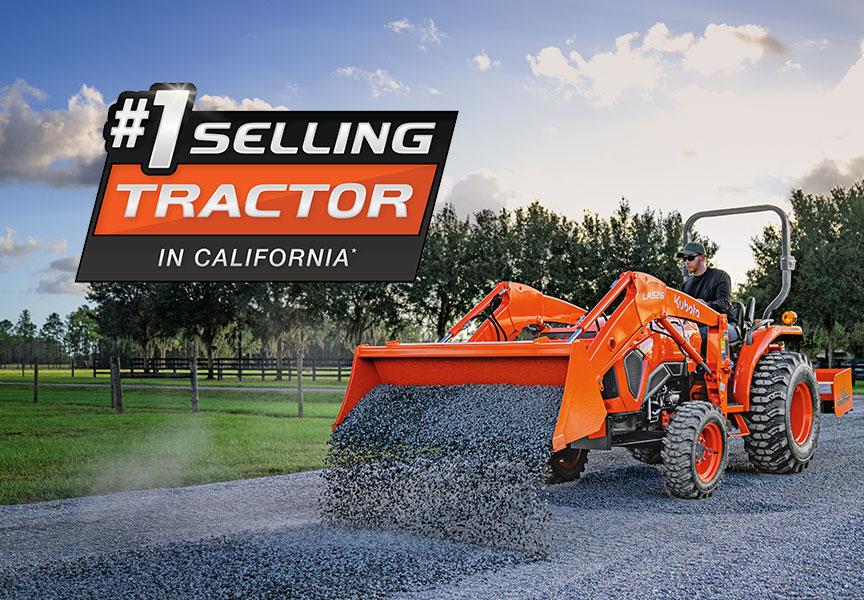 #1 Selling Tractor in California!*